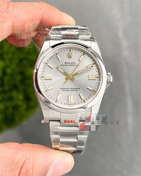 rolex oyster perpetual 36 silver dial watch man new|Rolex Oyster 36mm price.